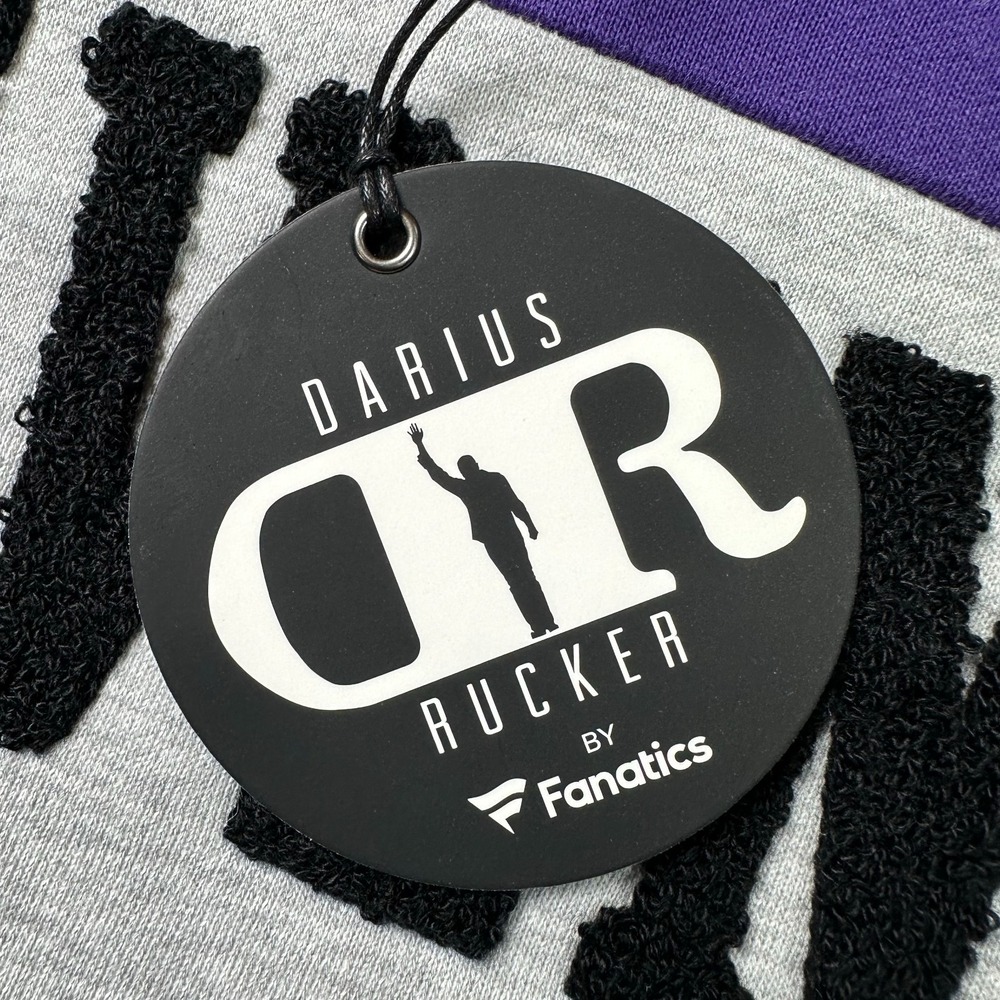 Darius Rucker x Fanatics Baltimore Ravens Hoodie Mens L Purple Gray NFL Pullover - Picture 12 of 13